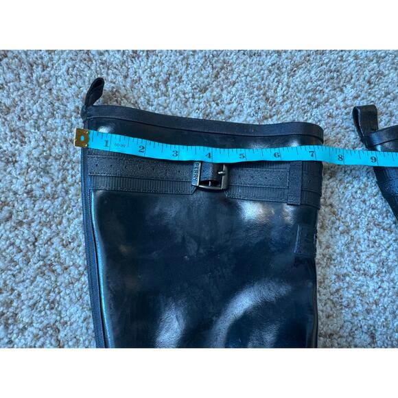 Sperry Top-siders waterproof rain boots, women's size 9, shiny black garden boot - Picture 6 of 16